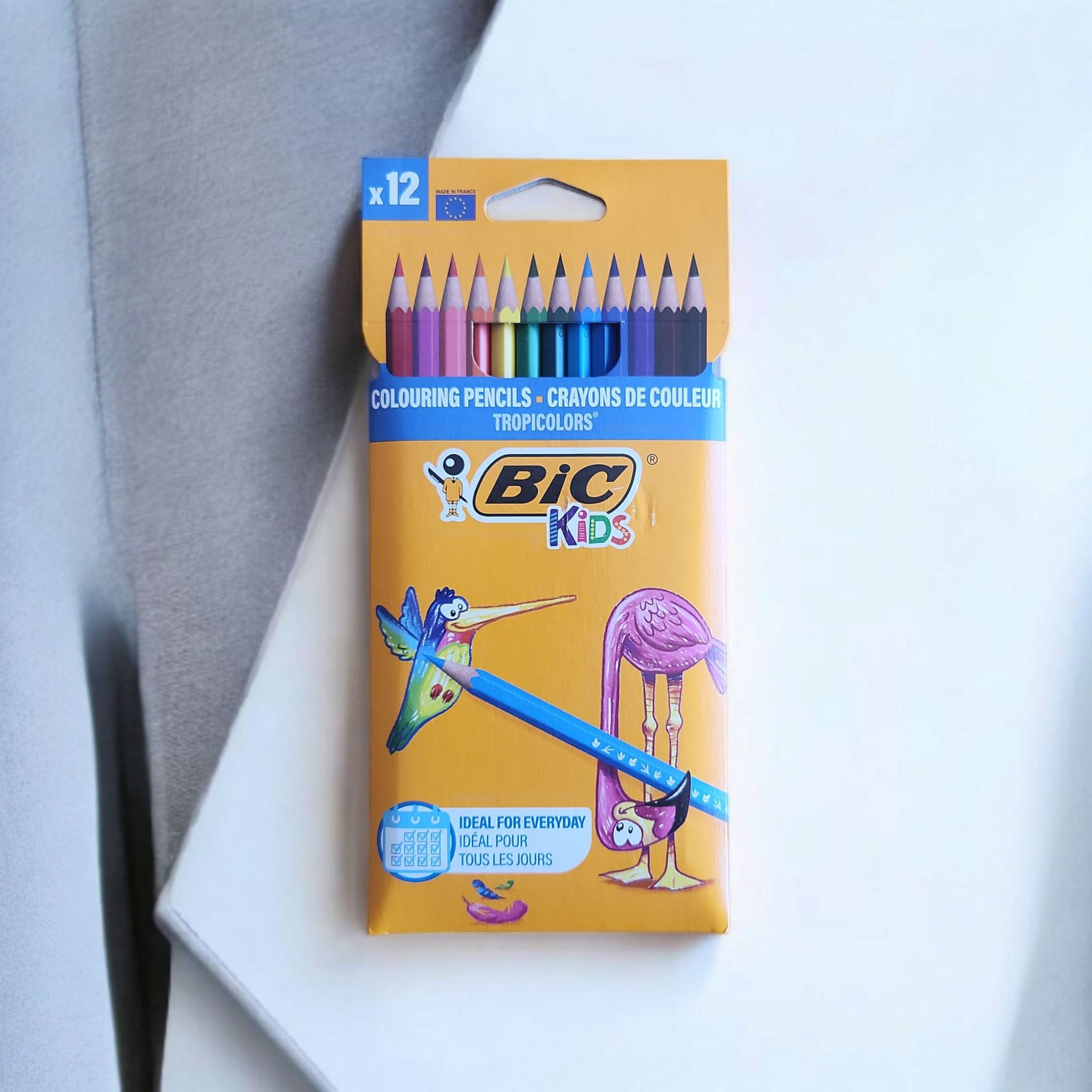 Set creioane colorate BiC KIDS, P12 Set creioane colorate BiC KIDS, P12